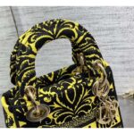 Dior Women CD Mini Lady D-Lite Bag Yellow Multicolor Ornamental Embroidery - Imagen 9