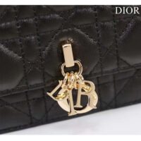 Dior Women CD Miss Dior Mini Bag Black Cannage Lambskin (8)