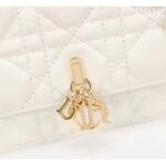 Dior Women CD Miss Dior Mini Bag Latte Cannage Lambskin - immagine 7