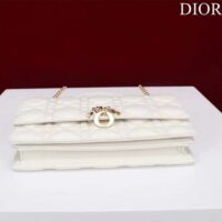 Dior Women CD Miss Dior Mini Bag Latte Cannage Lambskin (6)