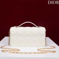 Dior Women CD Miss Dior Mini Bag Latte Cannage Lambskin (6)
