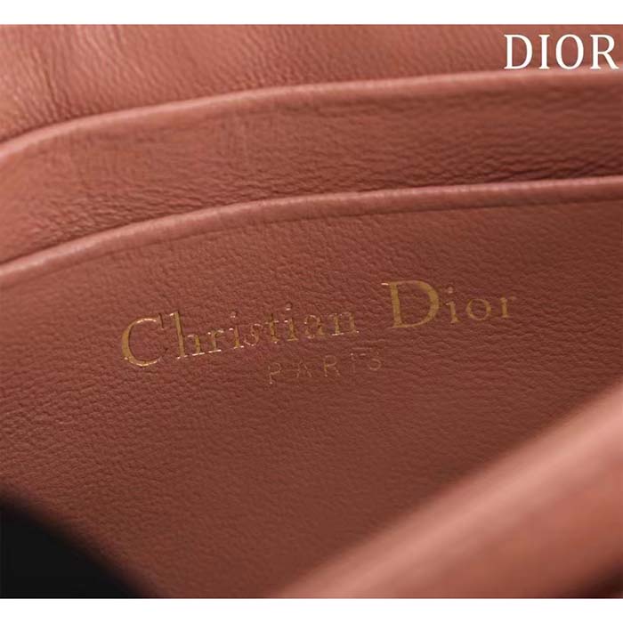 Dior Women CD Miss Dior Mini Bag Light Pink Cannage Lambskin