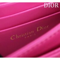 Dior Women CD Miss Dior Mini Bag Rani Pink Cannage Lambskin (7)