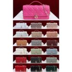 Dior Women CD Miss Dior Mini Bag Cloud Blue Cannage Lambskin – Image 10