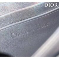 Dior Women CD Miss Dior Mini Bag Silver Metallic Leather Lambskin (1)