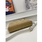 Dior Women CD Small Lady D-Joy Bag Natural Macrocannage Raffia - immagine 6
