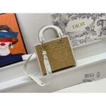 Dior Women CD Small Lady D-Lite Bag Natural Macrocannage Raffia – Bild 3