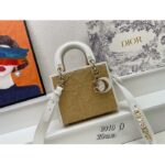 Dior Women CD Small Lady D-Lite Bag Natural Macrocannage Raffia – Bild 2