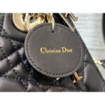 Dior Women CD Small Lady Dior My ABCDior Bag Black Cannage Lambskin - immagine 8