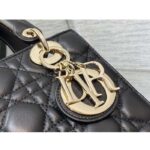 Dior Women CD Small Lady Dior My ABCDior Bag Black Cannage Lambskin - immagine 7