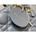 Dior Women CD Small Lady Dior My ABCDior Bag Cloud Blue Cannage Lambskin - immagine 7