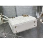 Dior Women CD Small Lady Dior My ABCDior Bag Dusty Ivory Cannage Lambskin - Imagen 4