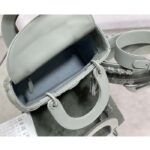 Dior Women CD Small Lady Dior My ABCDior Bag Ultramatte Gray Stone Cannage Calfskin - Image 9