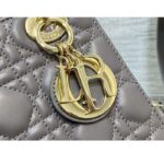 Dior Women CD Small Lady Dior My ABCDior Bag Warm Taupe Cannage Lambskin - immagine 8