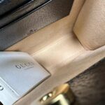 Gucci GG Women Gucci Diana Mini Tote Bag Double G Black Leather - Image 7