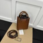 Gucci GG Women Gucci Diana Mini Tote Bag Double G Cuir Leather - Image 3