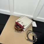 Gucci GG Women Gucci Diana Mini Tote Bag Double G White Leather – Bild 5