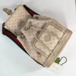 Gucci Unisex Backpack Interlocking G Beige White GG Supreme Canvas - Bild 5