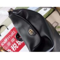 Gucci Unisex Diana Medium Shoulder Bag Black Leather Double G (3)