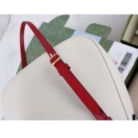 Gucci Unisex Diana Small Shoulder Bag White Leather Double G (14)