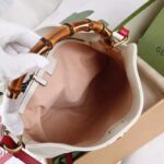 Gucci Unisex Diana Small Shoulder Bag White Leather Double G – Image 10