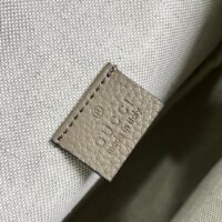 Gucci Unisex GG Jumbo GG Belt Bag Taupe Leather Zip Closure (2)
