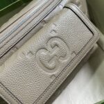 Gucci Unisex GG Jumbo GG Belt Bag Taupe Leather Zip Closure - Image 8