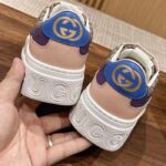 Gucci Unisex GG Sneaker Beige Ebony GG Supreme Canvas Mid 5.6 CM Heel – Image 10