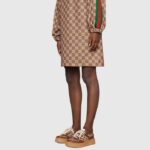 Gucci Unisex GG Sneaker Beige Ebony Orignal GG Canvas Lace-Up Closure Rubber - immagine 11