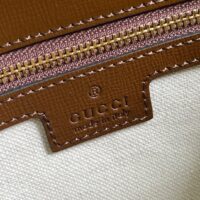 Gucci Unisex Messenger Bag Interlocking G Beige Ebony GG Supreme Canvas Leather (1)