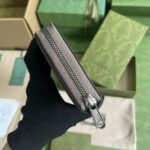 Gucci Unisex Ophidia Jumbo GG Continental Wallet Taupe Leather Double G – Bild 9