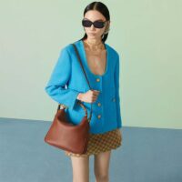Gucci Women Diana Medium Shoulder Bag Cuir Leather Double G (7)