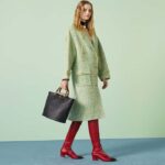 Gucci Women Diana Medium Tote Bag Double G Black Leather Bamboo Handles – Image 11