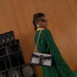 Gucci Women Dionysus GG Small Shoulder Bag Beige Blue Supreme Canvas – Bild 12