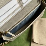 Gucci Women GG Chain Wallet Interlocking G Python Bow Light Pink Leather – Bild 9