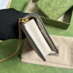 Gucci Women GG Chain Wallet Interlocking G Python Bow Light Pink Leather – Bild 6