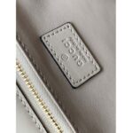 Gucci Women GG Deco Small Shoulder Bag Off White Quilted Leather – Image 10