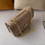 Gucci Women GG Deco Small Shoulder Bag Rose Beige Quilted Leather - Image 4