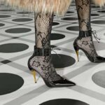 Gucci Women GG High Heel Patent Pump Black Patent Leather 10 CM Heel - Image 11