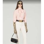 Gucci Women GG Horsebit 1955 Small Shoulder Bag Black Leather Top Handle - immagine 11