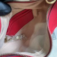 Gucci Women GG Marmont Matelassé Mini Bag Red Chevron Leather Double G (2)