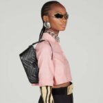 Gucci Women GG Marmont Shoulder Bag Black Matelassé Chevron Leather - Bild 11