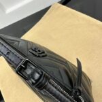 Gucci Women GG Marmont Shoulder Bag Black Matelassé Chevron Leather - Bild 7