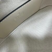 Gucci Women GG Marmont Shoulder Bag White Matelassé Chevron Leather (10)