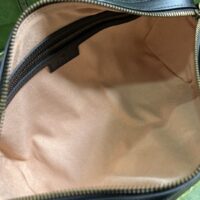 Gucci Women GG Marmont Small Top Handle Bag Black Matelassé Chevron Leather (1)