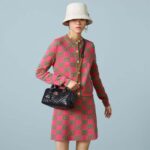 Gucci Women GG Marmont Small Top Handle Bag Black Matelassé Chevron Leather - Image 11