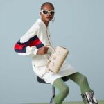 Gucci Women GG Marmont Small Top Handle Bag White Matelassé Chevron Leather - Image 11