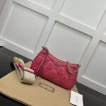Gucci Women GG Matelassé Handbag Pink GG Matelassé Leather Zip Closure - Image 2