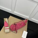 Gucci Women GG Matelassé Handbag Pink GG Matelassé Leather Zip Closure - Image 6