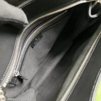 Gucci Women GG Petite GG Small Tote Bag Black Leather Double G (2)